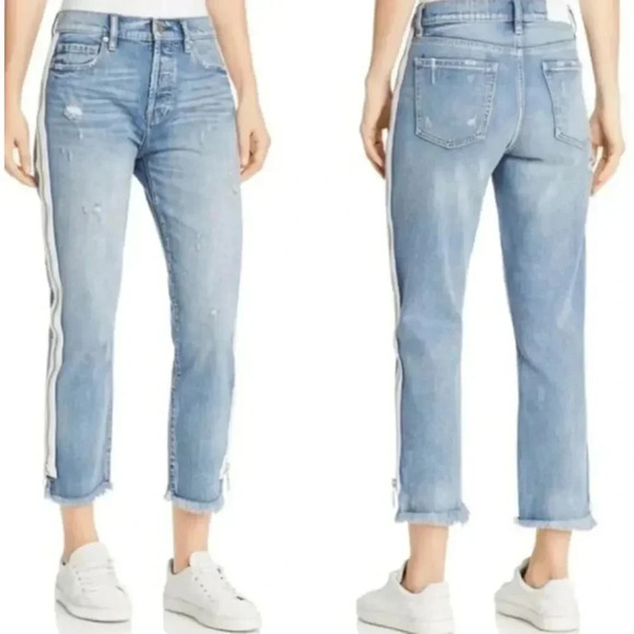 Pistola Charlie High Rise Side Zip Straight Leg Jeans - Picture 1 of 7